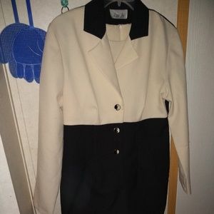 Small dress black and cream